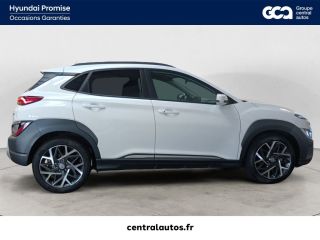 69190 : Hyundai Lyon Sud - Groupe Central Autos - HYUNDAI KONA HYBRID Executive - KONA - Blanc - Automate sequentiel - Essence / Courant électrique