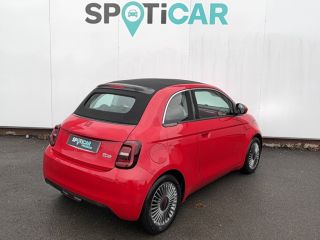 33140 : Hyundai Bordeaux Sud Villenave d'Ornon - Sipa Automobiles - FIAT 500e CABRIOLET (RED) - 500 III ELECTRIQUE - Rouge - Automate à fonct. Continu - Courant électrique