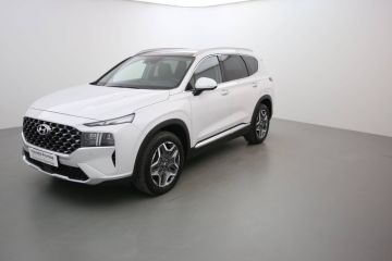 01150 : Stock constructeur - HYUNDAI SANTA FE Executive - SANTA FE IV - Blanc - Boîte automatique - Essence / Courant électrique