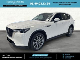 86000 : Hyundai Poitiers - Eco des Nations - MAZDA CX-60 - CX-60 - Blanc - Transmission intégrale - Hybride rechargeable : Essence/Electrique