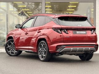 57200 : Hyundai Sarreguemines - Theobald Automobiles - HYUNDAI Tucson - Tucson - Sunset Red Métal/Toit/rétros Black - Transmission intégrale - Hybride rechargeable : Essence/Electrique