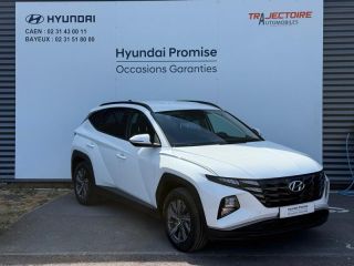 14400 : Hyundai Bayeux - Trajectoire Automobiles - HYUNDAI Tucson - Tucson - Serenity White Métal - Traction - Hybride : Essence/Electrique