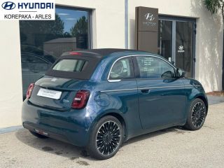 13200 : HYUNDAI Arles - Lexa Automobile - FIAT 500e CABRIOLET MY22 SERIE 1 STEP 1 La Prima - 500 III ELECTRIQUE - Bleu - Automate à fonct. Continu - Courant électrique