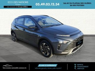 86000 : Hyundai Poitiers - Eco des Nations - HYUNDAI Bayon - Bayon - Aurora Grey Métal - Traction - Essence/Micro-Hybride