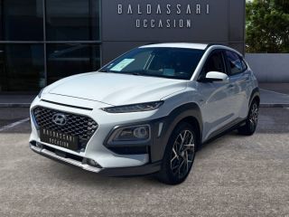 83130 : Hyundai Toulon - Autodif SAS - Groupe BALDASSARI - HYUNDAI KONA HYBRID Executive - KONA - BLANC - Automate sequentiel - Essence / Courant électrique