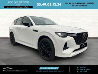 86000 : Hyundai Poitiers - Eco des Nations - MAZDA CX-60 - CX-60 - Rhodium White métallisé - Transmission intégrale - Hybride rechargeable : Essence/Electrique