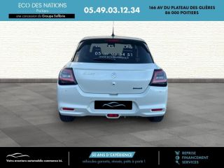 86000 : Hyundai Poitiers - Eco des Nations - SUZUKI Swift - Swift - Pure White Pearl Metal/Toit Min Gray - Traction - Essence/Micro-Hybride