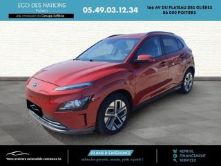 86000 : Hyundai Poitiers - Eco des Nations - HYUNDAI Kona - Kona - Sunset Red Métal - Traction - Electrique