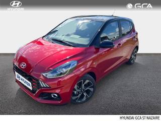 44600 : Hyundai Saint-Nazaire - Pacific Cars - HYUNDAI i10 - i10 - Dragon Red Métal/Toit/rétros Black - Traction - Essence