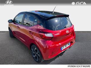 44600 : Hyundai Saint-Nazaire - Pacific Cars - HYUNDAI i10 - i10 - Dragon Red Métal/Toit/rétros Black - Traction - Essence