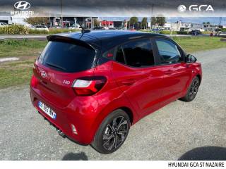 44600 : Hyundai Saint-Nazaire - Pacific Cars - HYUNDAI i10 - i10 - Dragon Red Métal/Toit/rétros Black - Traction - Essence