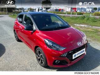 44600 : Hyundai Saint-Nazaire - Pacific Cars - HYUNDAI i10 - i10 - Dragon Red Métal/Toit/rétros Black - Traction - Essence