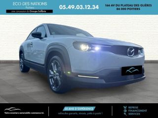 86000 : Hyundai Poitiers - Eco des Nations - MAZDA MX-30 - MX-30 - Blanc - Traction - Electrique