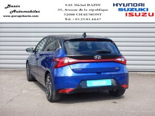 52000 : Hyundai Chaumont - Garage Michel Bazin - HYUNDAI i20 - i20 - Intense Blue Métal/Toit/rétro Black - Traction - Essence/Micro-Hybride