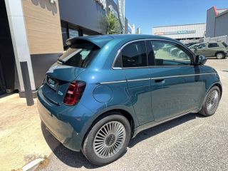 04100 : Hyundai Manosque - Pedinielli - FIAT 500e 3+1 Nouvelle 500 - 500 III ELECTRIQUE - Bleu - Automate à fonct. Continu - Courant électrique