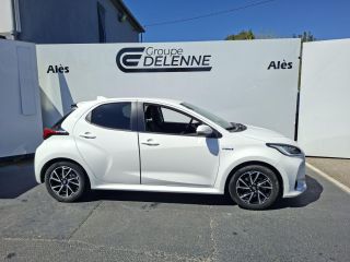 30100 : Hyundai Alès - Auto Hall - TOYOTA YARIS HYBRIDE MY20 Design - YARIS IV - Blanc - Automate à fonct. Continu - Essence / Courant électrique
