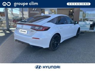 40280 : Hyundai Mont de Marsan i-AUTO - HONDA Civic - Civic - Blanc Platine Nacré - Traction - Hybride : Essence/Electrique