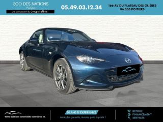 86000 : Hyundai Poitiers - Eco des Nations - MAZDA MX-5 RF - MX-5 RF - Deep Crystal Blue Mica - Propulsion - Essence
