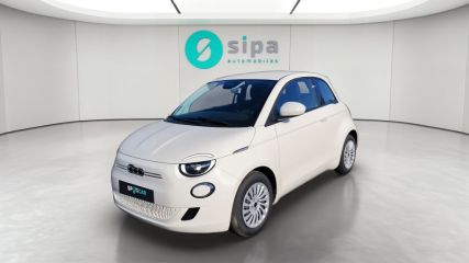 33140 : Hyundai Bordeaux Sud Villenave d'Ornon - Sipa Automobiles - FIAT 500e BERLINE MY22 SERIE 1 STEP 1 Action - 500 III ELECTRIQUE - Blanc - Automate à fonct. Continu - Courant électrique