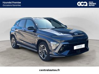 38200 : Hyundai Vienne - Groupe Central Autos - HYUNDAI KONA N Line Executive - KONA II - Bleu - Automate sequentiel - Essence / Courant électrique
