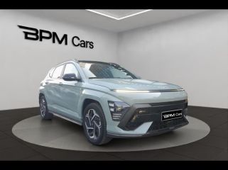 92250 : Hyundai La Garenne-Colombes - BPM Cars - HYUNDAI Kona - Kona - Mirage Green/Toit/rétros Black - Traction - Hybride : Essence/Electrique