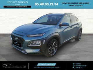 86000 : Hyundai Poitiers - Eco des Nations - HYUNDAI Kona - Kona - Bleu - Traction - Hybride : Essence/Electrique