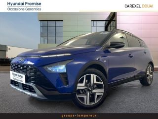 59187 : Hyundai Douai - Groupe Lempereur - HYUNDAI Bayon - Bayon - Intense Blue Métal/Toit/rétros Black - Traction - Essence/Micro-Hybride