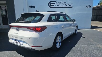 30100 : Hyundai Alès - Auto Hall - SEAT LEON SPORTSTOURER Business - LEON IV - Blanc - Automate sequentiel - Diesel