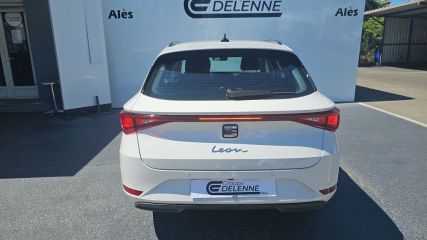 30100 : Hyundai Alès - Auto Hall - SEAT LEON SPORTSTOURER Business - LEON IV - Blanc - Automate sequentiel - Diesel