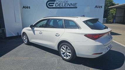 30100 : Hyundai Alès - Auto Hall - SEAT LEON SPORTSTOURER Business - LEON IV - Blanc - Automate sequentiel - Diesel