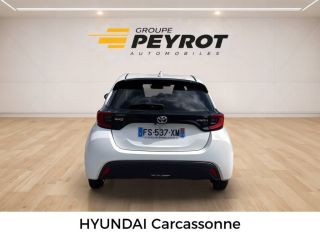 11020 : Hyundai Carcassonne - HMDS - TOYOTA YARIS HYBRIDE MY20 Design - YARIS IV - BLANC - Automate à fonct. Continu - Essence / Courant électrique