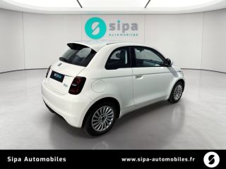 33140 : Hyundai - Sipa Automobiles – Bordeaux Sud - Villenave d’Ornon - FIAT 500e BERLINE Nouvelle 500 - 500 III ELECTRIQUE - Bossanova White - Automate à fonct. Continu - Courant électrique