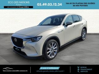 86000 : Hyundai Poitiers - Eco des Nations - MAZDA CX-60 - CX-60 - Blanc - Transmission intégrale - Hybride rechargeable : Essence/Electrique
