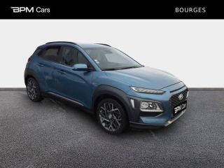 18230 : Hyundai Bourges - ELLIPSE Automobiles - HYUNDAI Kona - Kona - Bleu - Traction - Hybride : Essence/Electrique