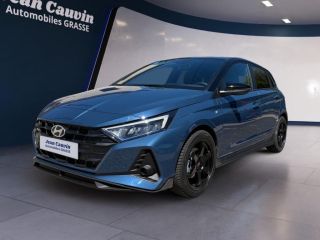 06130 : Hyundai Grasse - Garage Jean Cauvin - HYUNDAI i20 N Line Creative - i20 III - Bleu - Boîte manuelle - Essence sans plomb