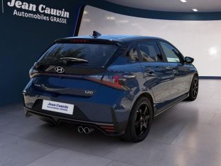 06130 : Hyundai Grasse - Garage Jean Cauvin - HYUNDAI i20 N Line Creative - i20 III - Bleu - Boîte manuelle - Essence sans plomb