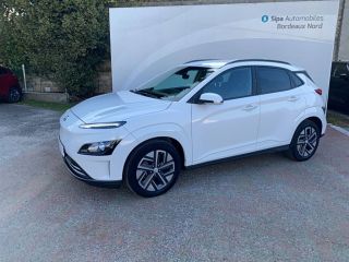 33110 : Hyundai Bordeaux Nord Le Bouscat - Sipa Automobiles - HYUNDAI KONA ELECTRIC Intuitive - KONA ELECTRIC (12/2020-08/2023) - BLANC - Automate à fonct. Continu - Courant électrique