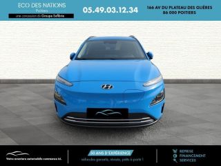 86000 : Hyundai Poitiers - Eco des Nations - HYUNDAI Kona - Kona - Bleu - Traction - Electrique