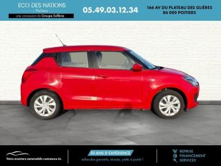86000 : Hyundai Poitiers - Eco des Nations - SUZUKI Swift - Swift - Rouge - Traction - Essence/Micro-Hybride