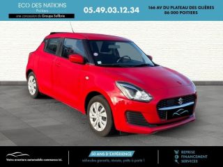 86000 : Hyundai Poitiers - Eco des Nations - SUZUKI Swift - Swift - Rouge - Traction - Essence/Micro-Hybride