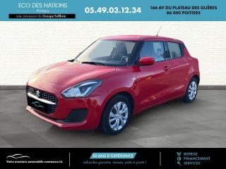 86000 : Hyundai Poitiers - Eco des Nations - SUZUKI Swift - Swift - Rouge - Traction - Essence/Micro-Hybride