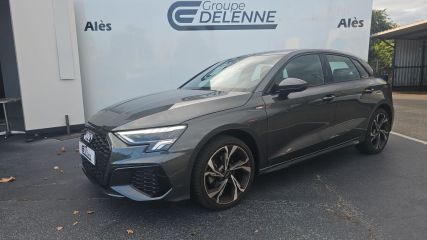 30100 : Hyundai Alès - Auto Hall - AUDI A3 SPORTBACK S Line - A3/S3/RS3 IV - Gris - Automate sequentiel - Diesel