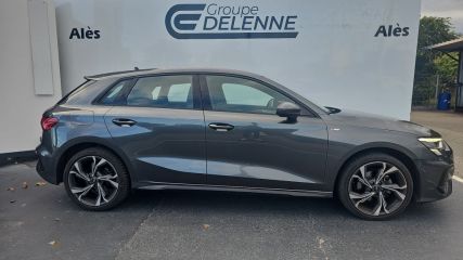 30100 : Hyundai Alès - Auto Hall - AUDI A3 SPORTBACK S Line - A3/S3/RS3 IV - Gris - Automate sequentiel - Diesel