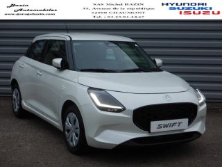 52000 : Hyundai Chaumont - Garage Michel Bazin - SUZUKI Swift - Swift - Pure White Pearl Metal - Traction - Essence/Micro-Hybride