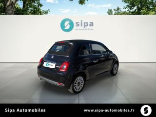 33110 : Hyundai Bordeaux Nord Le Bouscat - Sipa Automobiles - FIAT 500C SERIE 8 EURO 6D-TEMP Lounge - 500 II - Noir - Boîte manuelle - Essence sans plomb