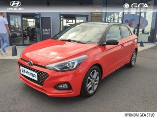 50000 : Hyundai Saint-Lô - GCA - HYUNDAI i20 - i20 - Tomato /noir - Traction - Essence
