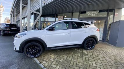 59650 : Hyundai Lille Villeneuve-d&#039;Ascq - V2 Automobiles - HYUNDAI TUCSON N Line - TUCSON III - BLANC - Boîte séquentielle - Diesel