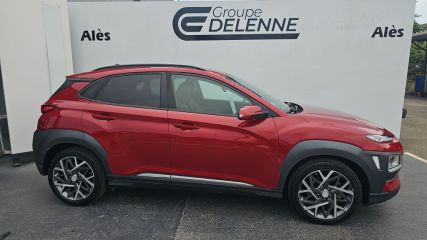30100 : Hyundai Alès - Auto Hall - HYUNDAI KONA HYBRID Creative - KONA - Rouge - Automate sequentiel - Essence / Courant électrique