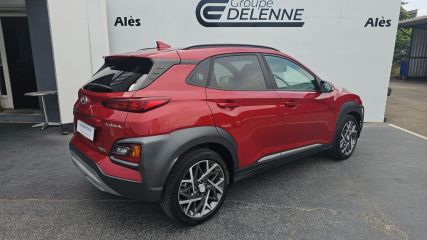 30100 : Hyundai Alès - Auto Hall - HYUNDAI KONA HYBRID Creative - KONA - Rouge - Automate sequentiel - Essence / Courant électrique