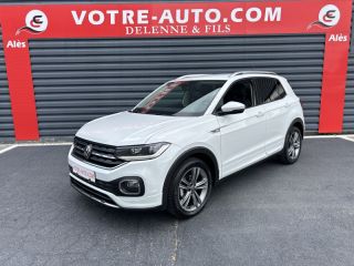 30100 : Hyundai Alès - Auto Hall - VOLKSWAGEN T-CROSS R-Line - T-CROSS - Blanc Pur - Automate sequentiel - Essence sans plomb